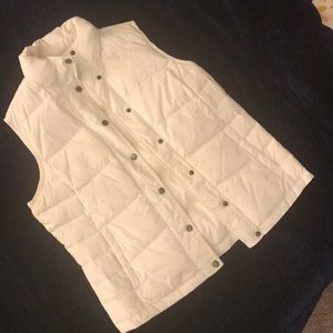 [Land’s End] Off-White Puffy Vest ❄️